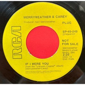 Merryweather & Carey If I Were You / Shop Around 45 Psych Funk Breaks Promo RCA
